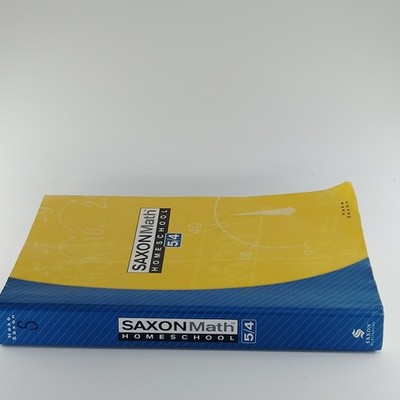 Saxon Math 5/4 Homeschool Student Textbook 2005   Good Condition