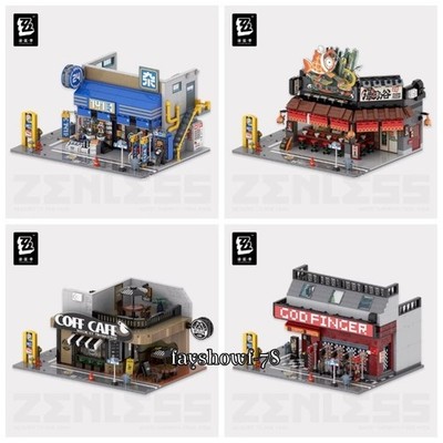 Official Zenless Zone Zero Assembly Building Block Toy Scene Model Ornament Gift
