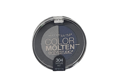 MAYBELLINE COLOR MOLTEN EYE STUDIO 304 SAPHIRE MIST DUO EYE SHADOW 0.07 oz