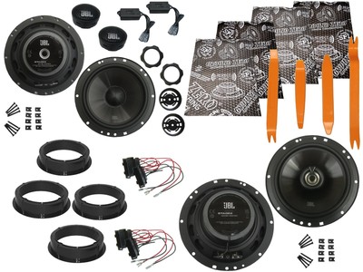 JBL Boxen für VW Passat B5 3B Bj 96-05 Tür Vorne hinten Dämmmatte Bügel 1200 W