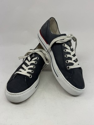 Paul Green Carly Women's Suede Sneakers Super Soft Size 9.5 Low Top Lace Up