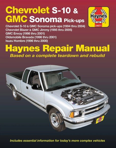 Chevy S-10 & Gmc Sonoma Pick-Ups 1994-04, Chevy Blazer & Gmc Jimmy 1995-05,...-image