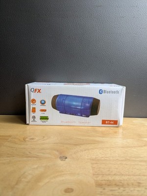 QFX. Bluetooth Speaker with Hands-free BT-44 FM Radio