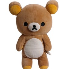 Rilakkuma Bear Plush Zipper Pouch on back 15"