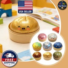 Below Mystery Squishy Bun Dumpling RARE GLITTER Limited Edition