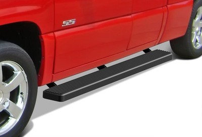 iBoard Black Steel 6'' Side Step Fit 99-13 Chevy Silverado/GMC Sierra Double Cab