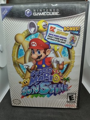 Super Mario Sunshine Nintendo GameCube Complete Tested Authentic Free Shipping
