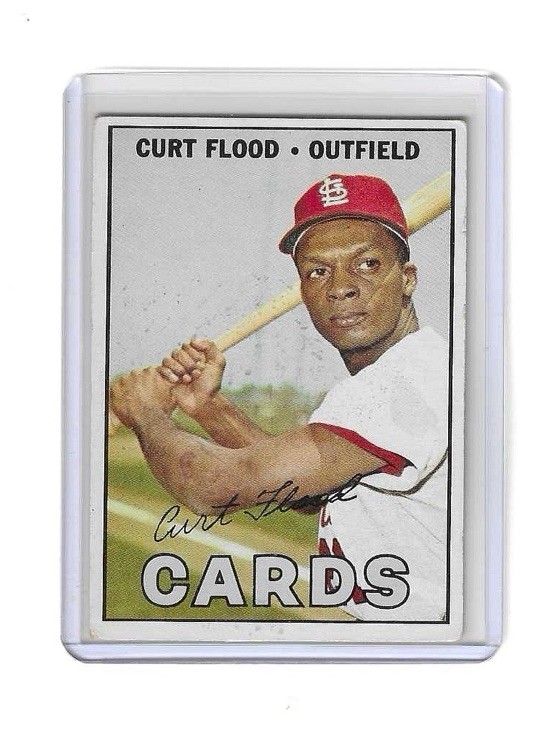 1967 Topps Curt Flood #245 LOW GRADE