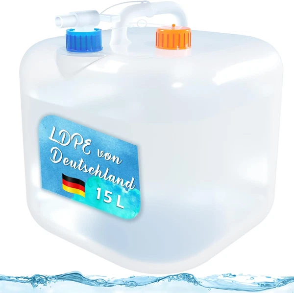 Wasserkanister Faltbar - Wassertank Mit Hahn Camping Trinkwasserkanister 100 Pro-image