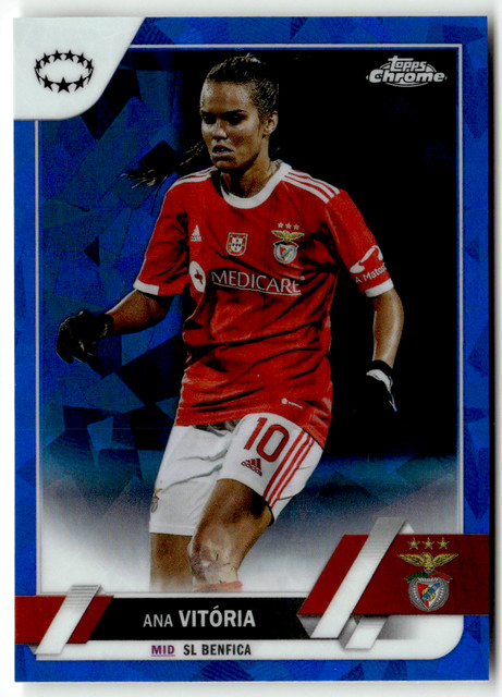Topps Women's Champions League 2023 No. 24 Ana Vitoria Sapphire