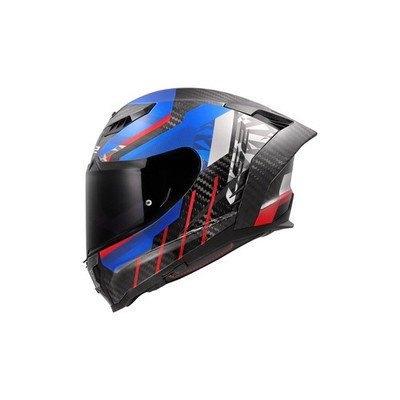 LS2 Helm Ff807 Dragon Trax Blau/rot Gr. M