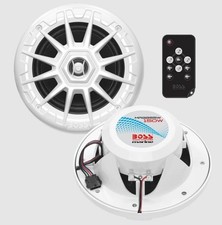 Boss Audio MRGB55B 5.25" Marine Speakers w/RGB Lighting - White MRGB55W