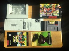 Marvel Super Heroes In War of the Gems (SNES) Complete In Box CIB