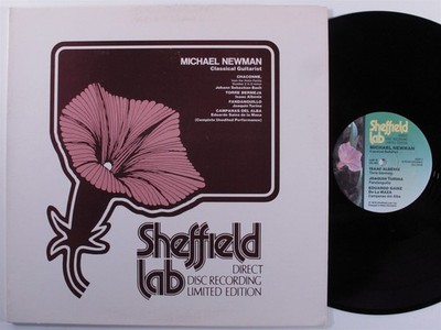 MICHAEL NEWMAN Classical Guitarist - SHEFFIELD LAB - LP NM gatefold A608