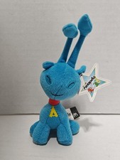 Neopets Blue Aisha Mini Plush 2004 McDonalds Plushie with Tag VTG