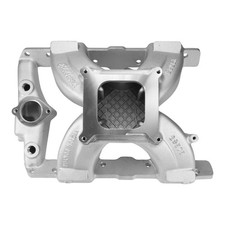 Edelbrock Intake Manifold 2957 Victor Single Plane Satin For Pontiac V8 Edelbrock Intake Manifold 2957 Victor Single Plane Satin For Pontiac V8