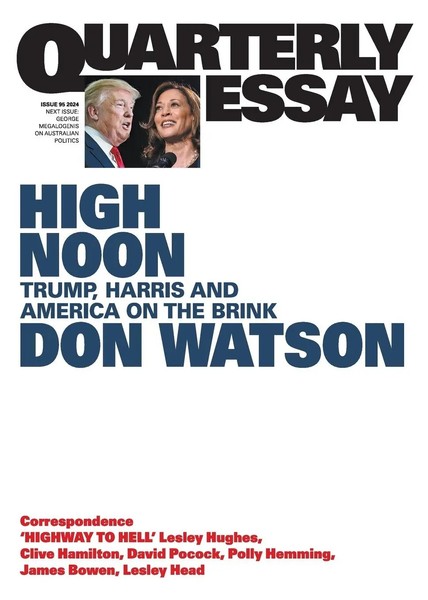 Don Watson | High Noon | Taschenbuch | Englisch (2024) | Quarterly Essay-image