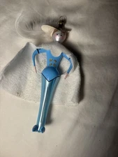 Di Carlini Prince Charming Ornament Hand Blown Glass Italy