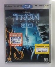 Disney TRON LEGACY 3D 4 Disc Set: 2D/3D Blu-ray, DVD + Digital Copy BRAND NEW!