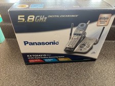 Panasonic KX-TG5431S 5.8GHZ Cordless Answering System Brand New Open Box