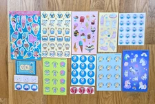 VANILLA 161 Scratch & Stickers CUPCAKE Ice Cream CATS Unicorn POPSICLE Birthday