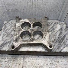 Holley Edelbrock Carburetor 1 Inch Spacer 4 Bbl Aluminum Vintage No Pvc