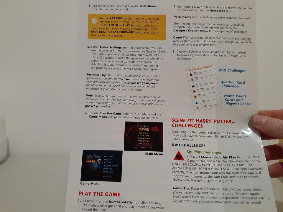 Scene It? Juego DVD Harry Potter - completo nuevo sin envoltura Foto 3 de 4