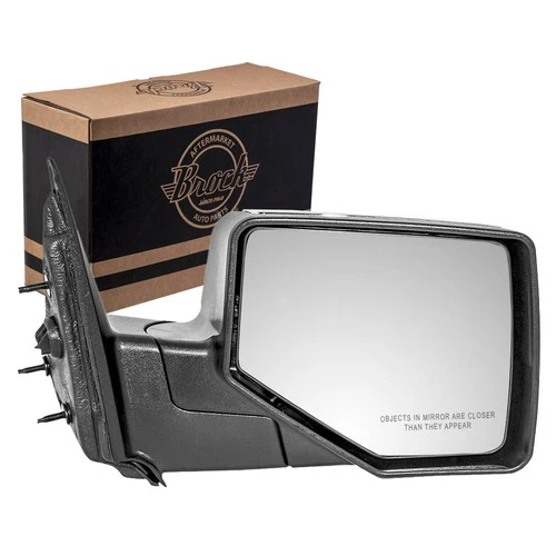 Manual Mirror fits 2006-2011 Ranger Textured Base/Chrome Cover Right FO1321315