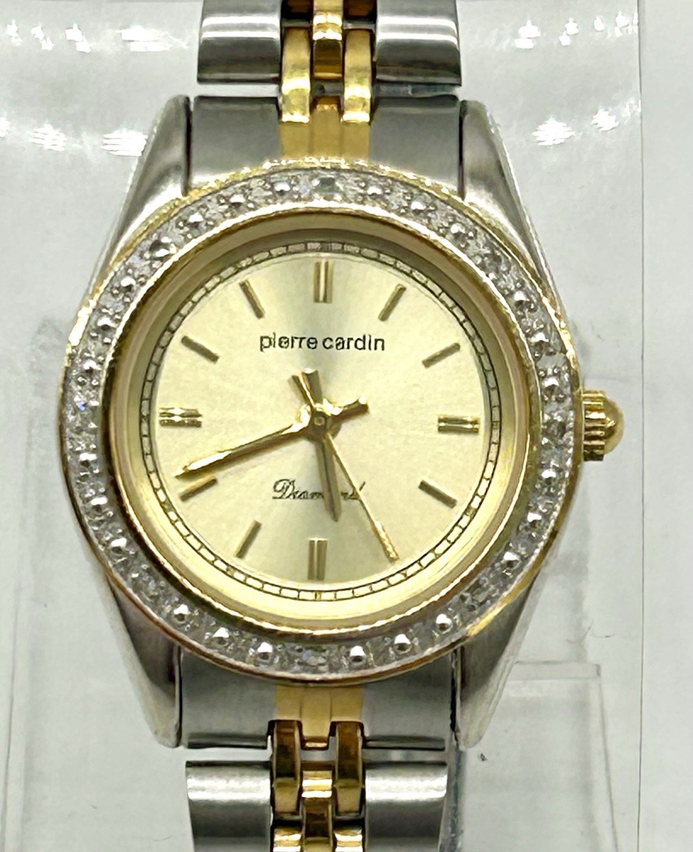 Pierre Cardin Diamond PCD4182TC Two-Tone Quartz Women display picture 3