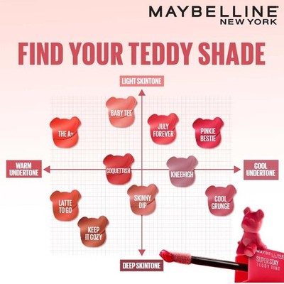 Maybelline New York Super Stay Teddy Tint - Lip and Cheek Color, 5ml