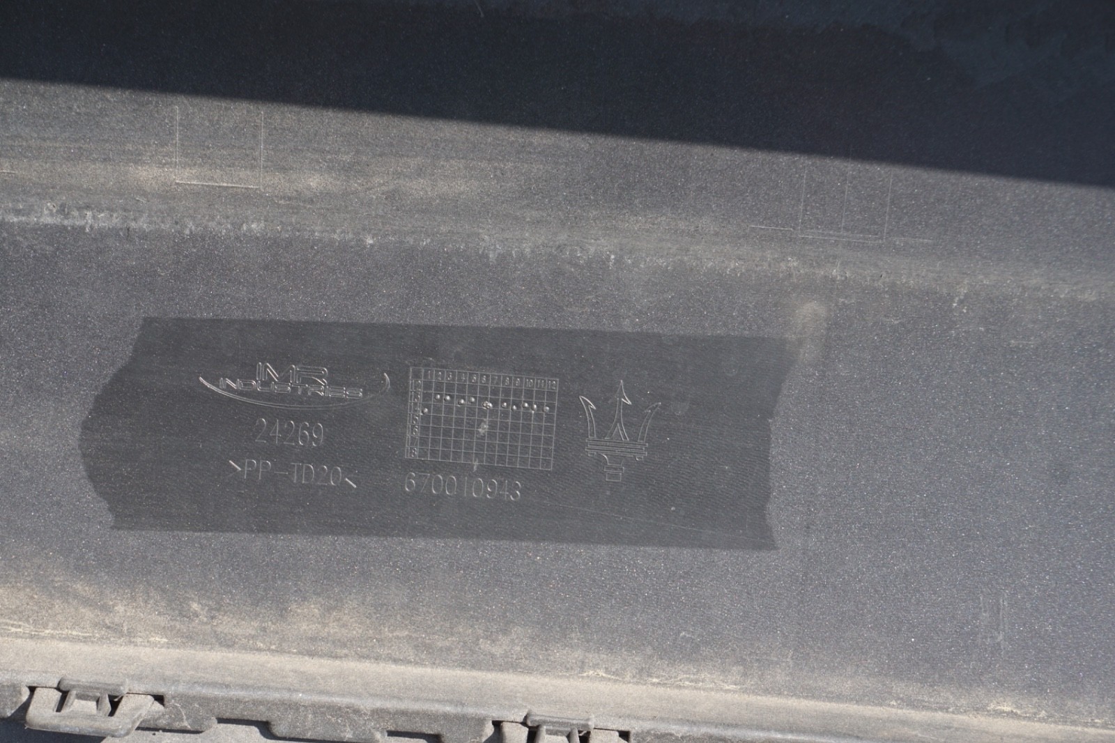 2014 - 2024 MASERATI GHIBLI REAR BUMPER COVER