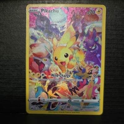 Near Mint 🔥💎PIKACHU 160/159 SWSH CROWN ZENITH POKEMON FULL ART