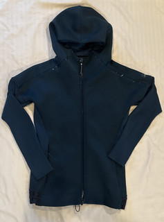 ADIDAS X STELLA MCCARTNEY Hooded Performance Jacket Teal Blue Full Zip Women's M
