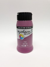 Image of Daler Rowney System 3 Original Acrylic Paint - Range of Colours - 500ml