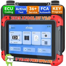 USED XTOOL D7 Car Bidirectional Scanner Full System Diagnostic Key Programmer