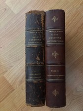 Livres Anatomie: TRAITE D'ANATOMIE TOPOGRAPHIQUE, TESTUT 2de Ed, 1909 Tome 1 & 2