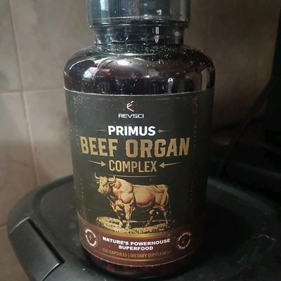 Revolution Science PRIMUS Grass Organ Beef Complex Supplement Men, Women 180Caps