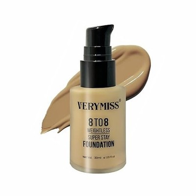 VERYMISS Matte 8 To 8 Weightless Super Stay Foundation | Full Coverage | Long-La