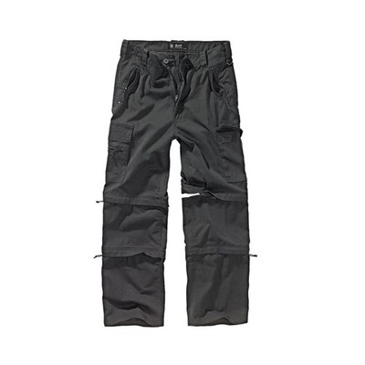 BRANDIT INDIVIDUAL WEAR Men's Black Outdoor Hiking Pants (1011-11002)