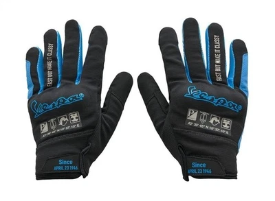 Vespa Handschuhe - schwarz/blau/weiß - Bild 1 von 4