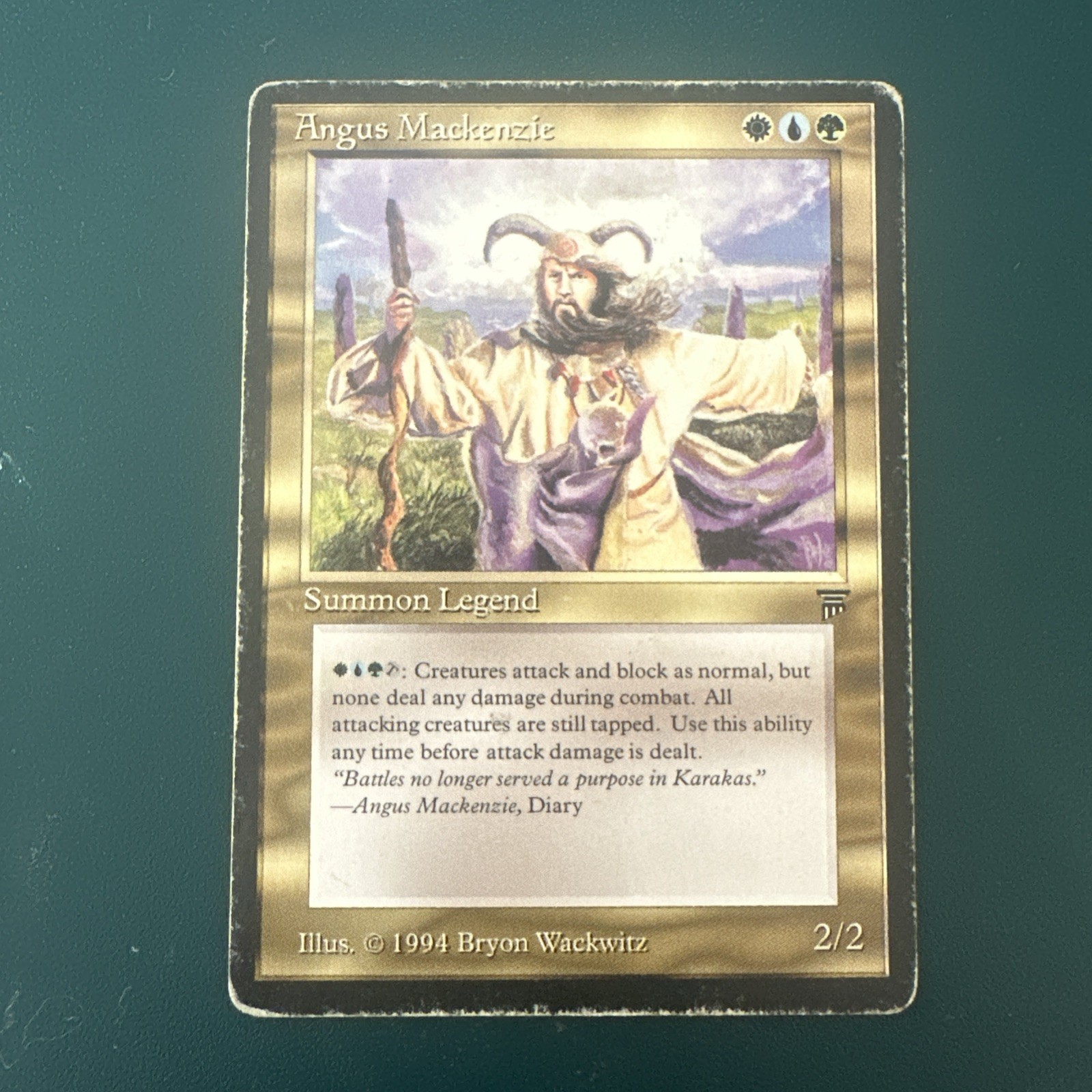 MtG Angus Mackenzie: Legends HP ACTUAL PHOTOS!