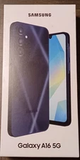 Samsung A16 5G, 128GB, Black - Boost Mobile Smartphone with Sim Kit - Brand New