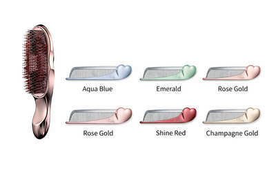 ReFa ION CARE BRUSH PREMIUM Rose Gold + HEART COMB Aira 6 Colors