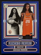 2025 Donruss WNBA Aneesah Morrow Franchise Features Blue Press Proof RC #7 Sun