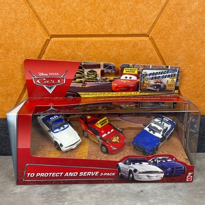 Disney Pixar Cars To Protect and Serve 3-Pack Lightning McQueen Mike 07 Didi 05