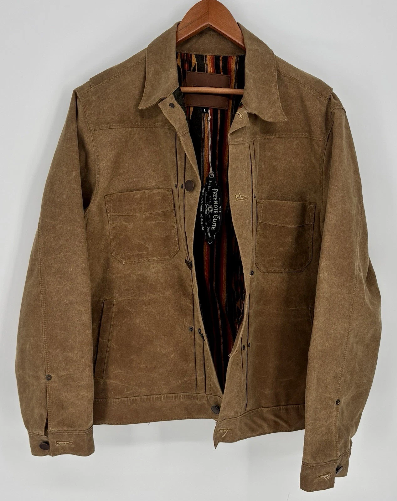 Freenote Cloth RJ-1 Riders Jacket Rust Brown L NWT Yellowstone Kayce Dutton USA - product detail image 1
