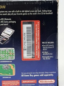 NES Classic Game Boy Advance SP System Console NEW Factory Sealed In Box Rare