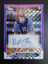 Brandon Clarke 2025 Topps Chrome Auto CG-BC M...