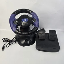 InterAct V-Thunder Racing Wheel & Pedals for Nintendo Gamecube - Tested, Working