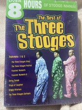 The Best of The Three Stooges DVD Volumes 1 and 2 Brand New and Sealed 8 Hours +